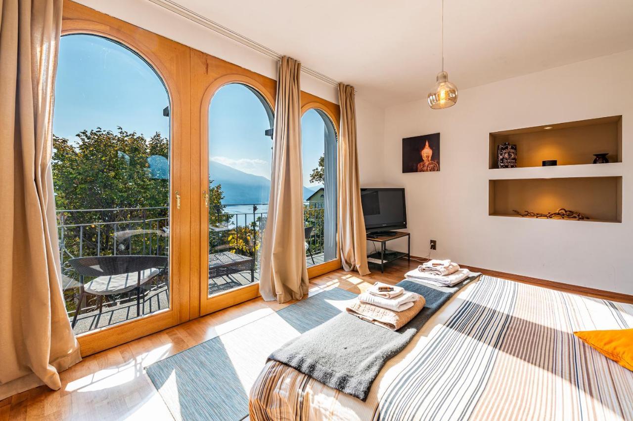Casa Luna - Wonderful Lake View Brione sopra Minusio Kültér fotó